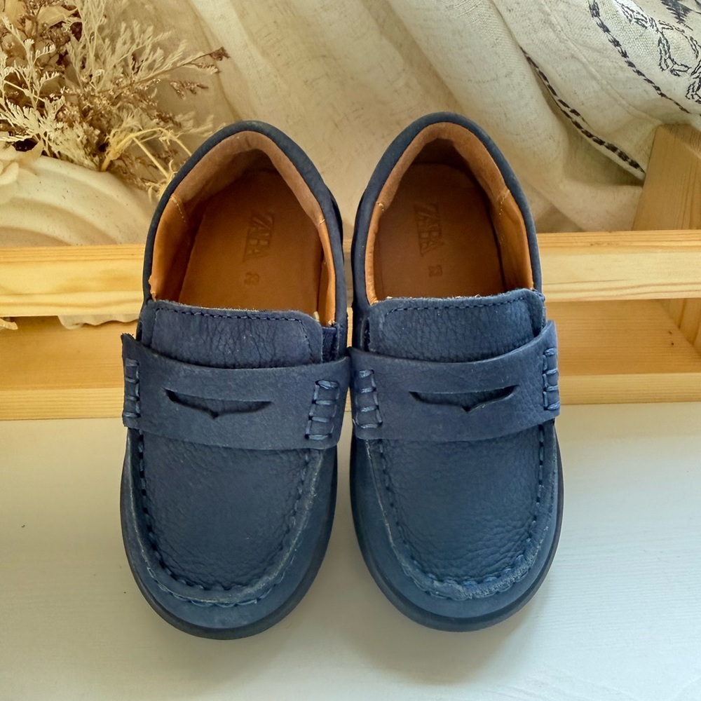 Zara Suede Penny Loafers - Kids Shoes - Picture 7 of 7